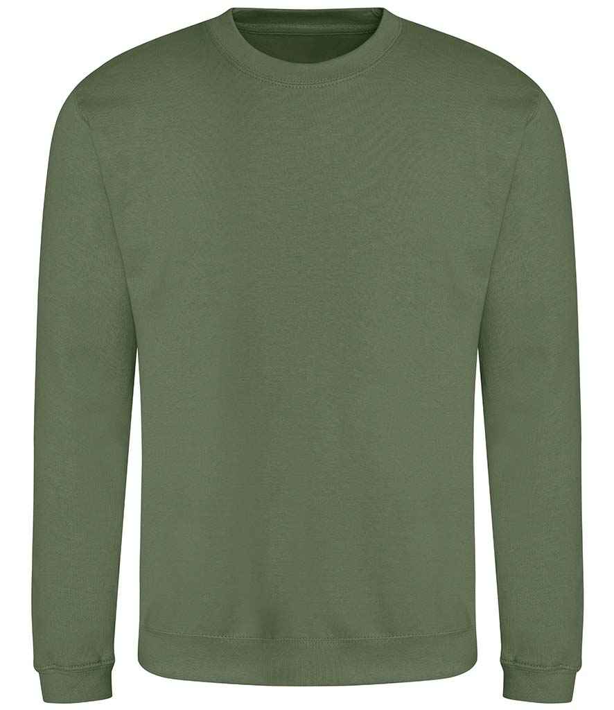 AWDis Sweatshirt - Comfortable and Stylish Sweatshirt from Just Hoods Earthy Green XXL