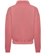 AWDis Ladies Cropped 1/4 Zip Sweatshirt for Comfortable Style