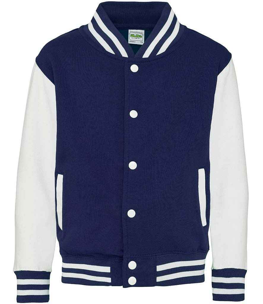 AWDis Kids Varsity Jacket – Durable and Stylish Outerwear for Children
