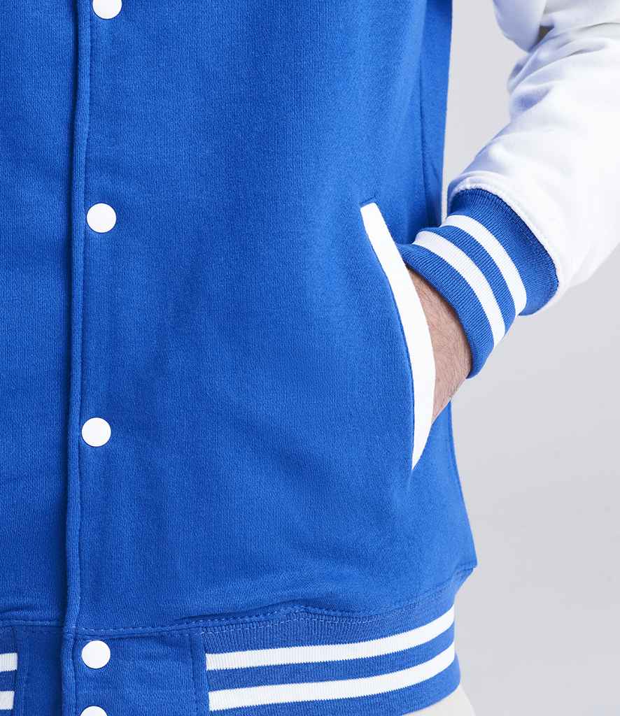AWDis Varsity Jacket – Stylish and Durable Outerwear for Irish Businesses and Organisations