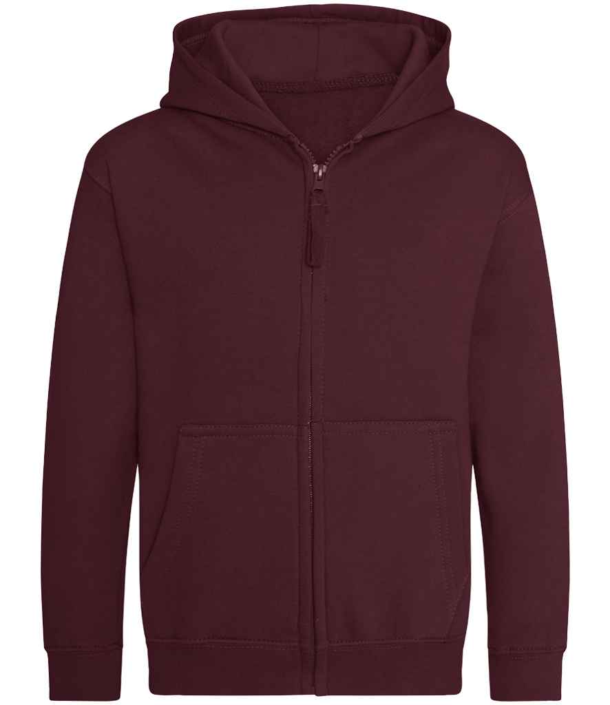 AWDis Kids Zoodie – Comfortable and Durable Children's Hoodie Burgundy 1213