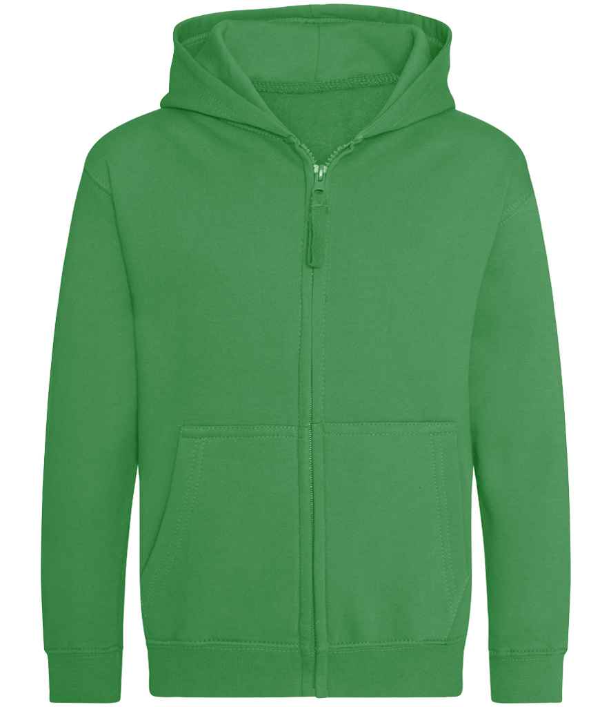 AWDis Kids Zoodie – Comfortable and Durable Children's Hoodie Kelly Green 1213
