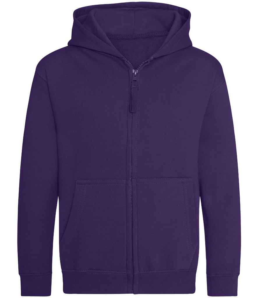 AWDis Kids Zoodie – Comfortable and Durable Children's Hoodie Purple 1213