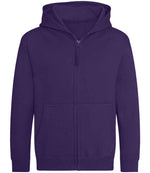 AWDis Kids Zoodie – Comfortable and Durable Children's Hoodie Purple 1213