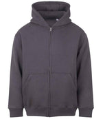 AWDis Vision Heavyweight Zoodie – Durable Eco-Friendly Hoodie by Just Hoods Solid Charcoal 3XL