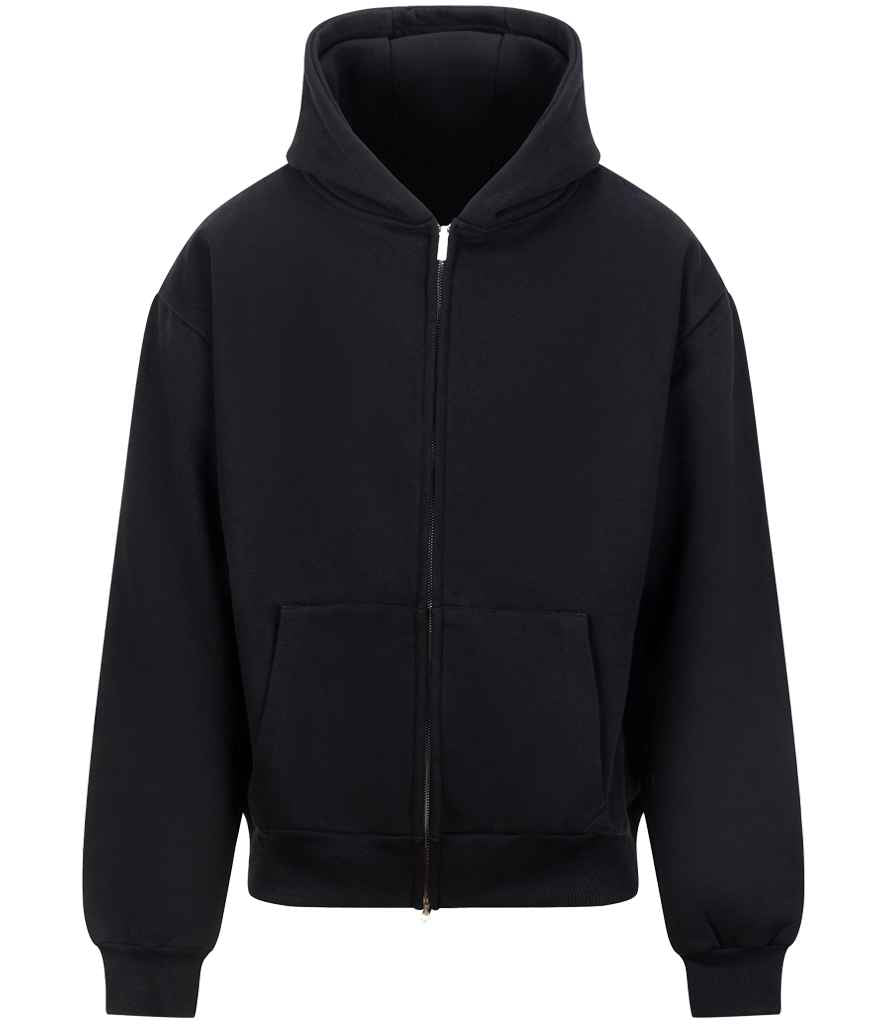 AWDis Signature Heavyweight Zoodie – Durable and Comfortable Hoodie from Just Hoods Deep Black 5XL