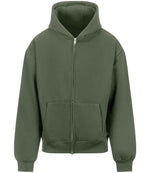 AWDis Signature Heavyweight Zoodie – Durable and Comfortable Hoodie from Just Hoods Earthy Green 3XL