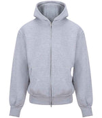 AWDis Signature Heavyweight Zoodie – Durable and Comfortable Hoodie from Just Hoods Heather Grey 3XL