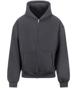 AWDis Signature Heavyweight Zoodie – Durable and Comfortable Hoodie from Just Hoods Solid Charcoal 3XL
