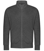 AWDis Campus Full Zip Sweatshirt – Comfortable and Stylish Sweatshirt from Just Hoods Charcoal XXL