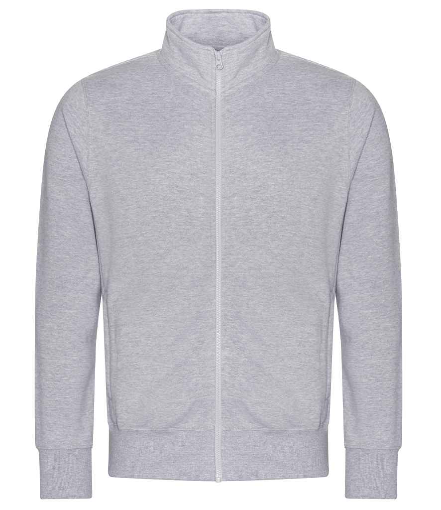 AWDis Campus Full Zip Sweatshirt – Comfortable and Stylish Sweatshirt from Just Hoods Heather Grey XXL
