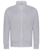 AWDis Campus Full Zip Sweatshirt – Comfortable and Stylish Sweatshirt from Just Hoods Heather Grey XXL
