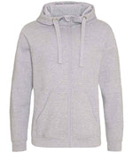 AWDis Graduate Heavyweight Zoodie – Durable Cotton Blend Hoodie for Everyday Wear Heather Grey 3XL