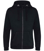 AWDis Graduate Heavyweight Zoodie – Durable Cotton Blend Hoodie for Everyday Wear Jet Black 3XL
