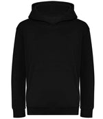 AWDis Kids Organic Hoodie – Soft, Sustainable Comfort for Children Deep Black 1213