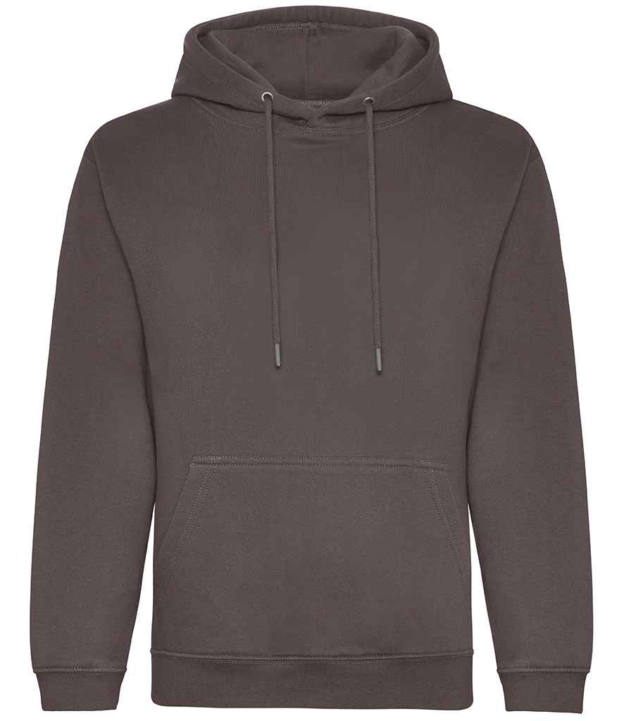 Organic Hoodie - AWDis Organic Hoodie by Just Hoods Charcoal 3XL