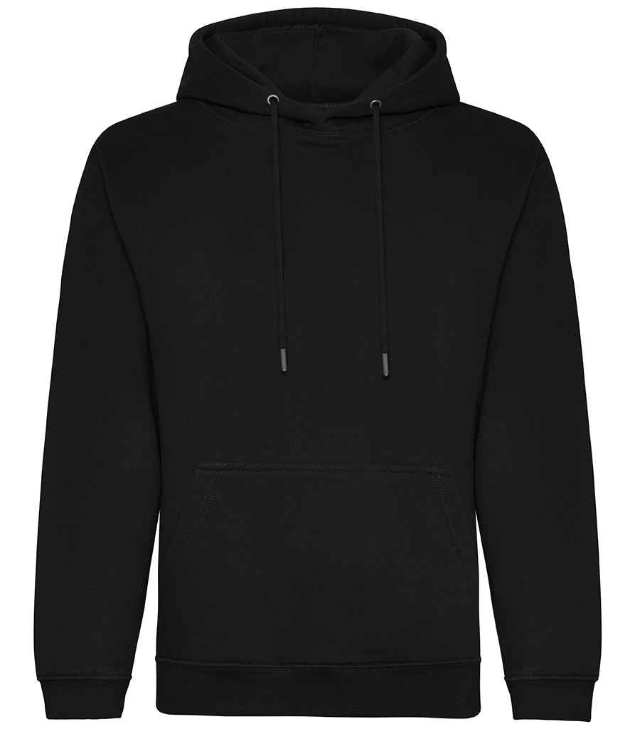 Organic Hoodie - AWDis Organic Hoodie by Just Hoods Deep Black L