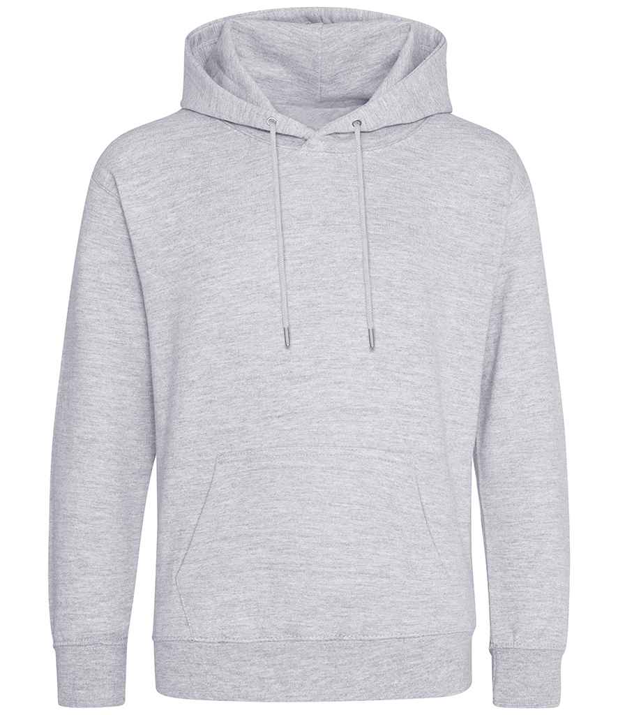 Organic Hoodie - AWDis Organic Hoodie by Just Hoods Heather Grey 3XL