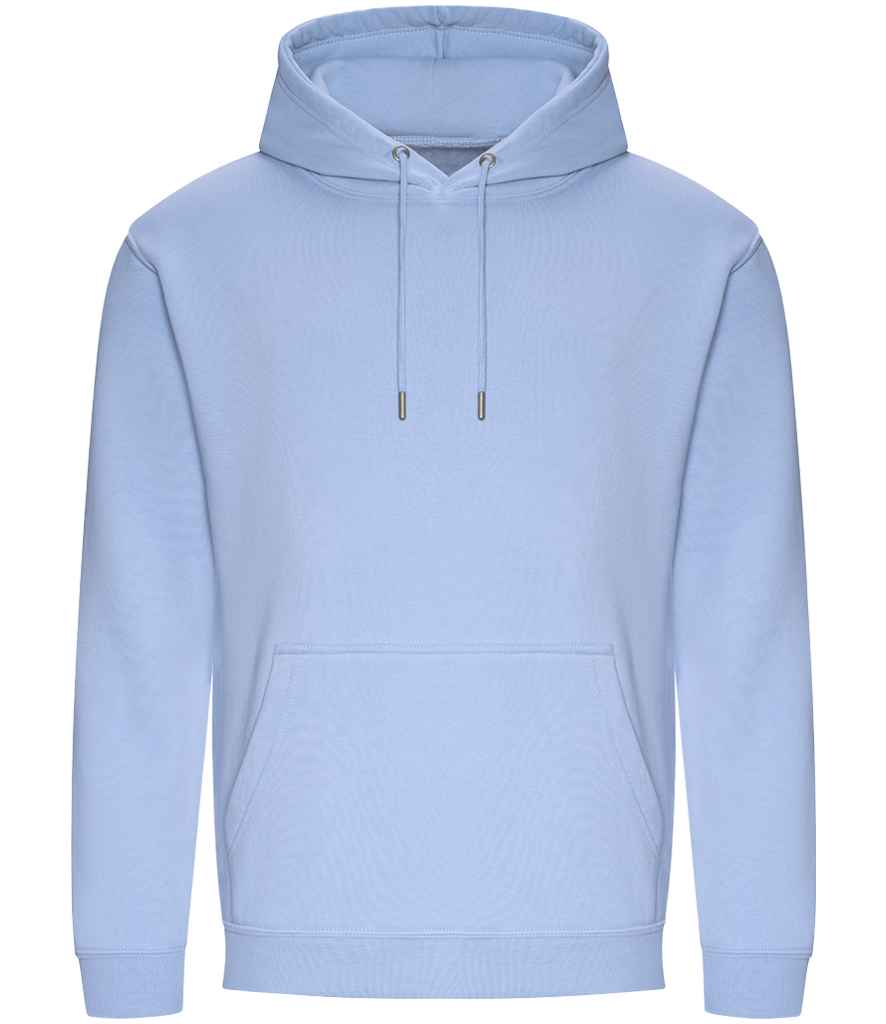 Organic Hoodie - AWDis Organic Hoodie by Just Hoods Sky Blue XL