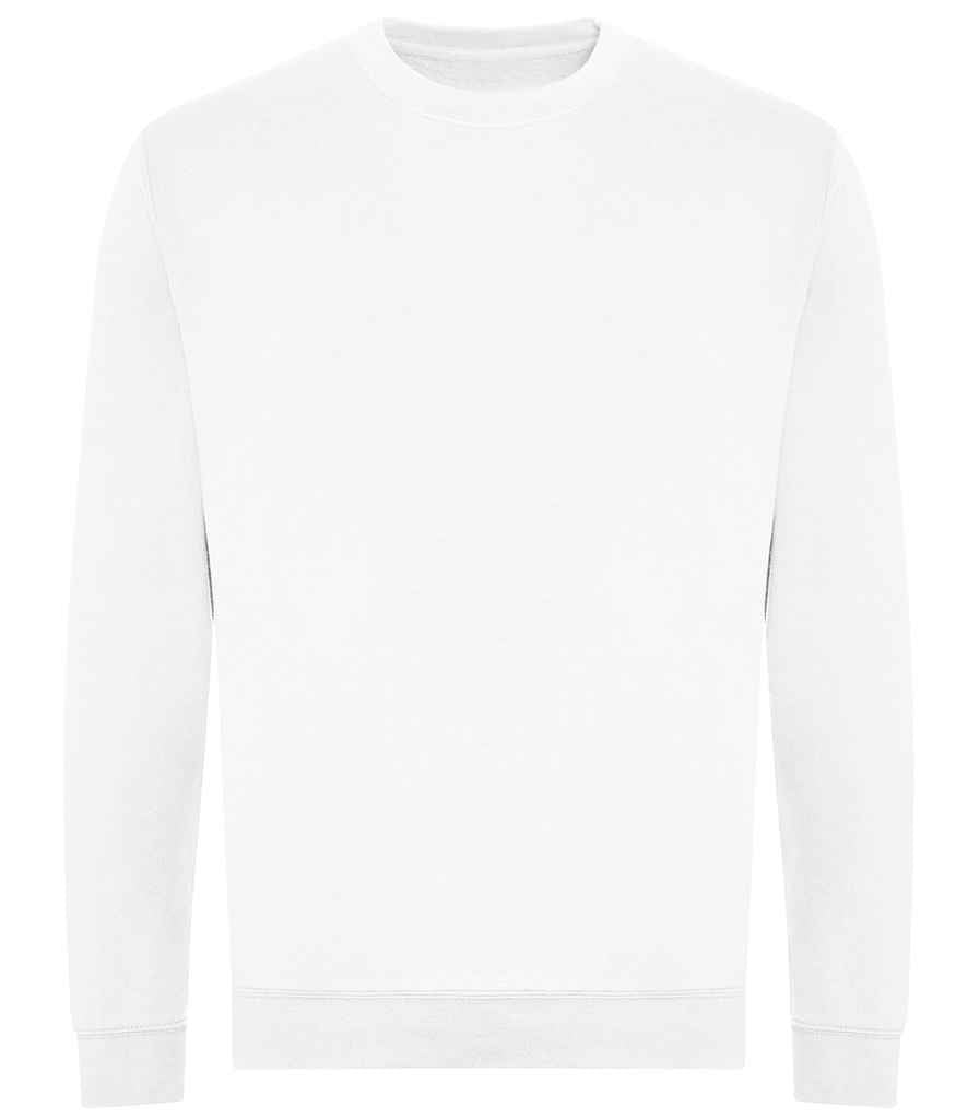 AWDis Unisex Organic Sweatshirt - Eco-Friendly Comfort by Just Hoods Arctic White XXL