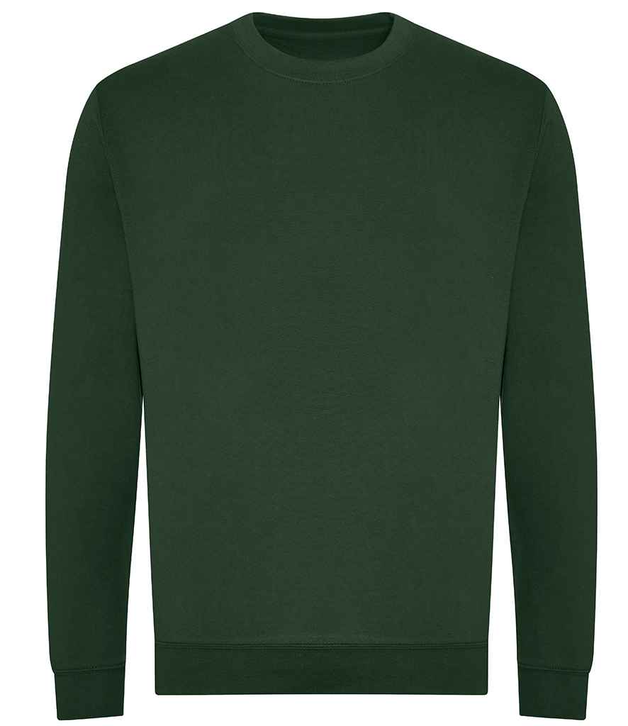 AWDis Unisex Organic Sweatshirt - Eco-Friendly Comfort by Just Hoods Bottle Green XXL