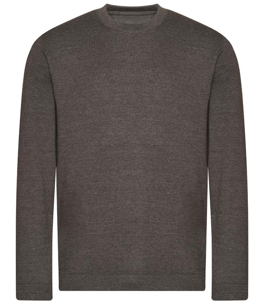 AWDis Unisex Organic Sweatshirt - Eco-Friendly Comfort by Just Hoods Charcoal XXL