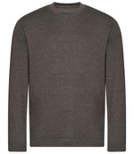 AWDis Unisex Organic Sweatshirt - Eco-Friendly Comfort by Just Hoods Charcoal XXL
