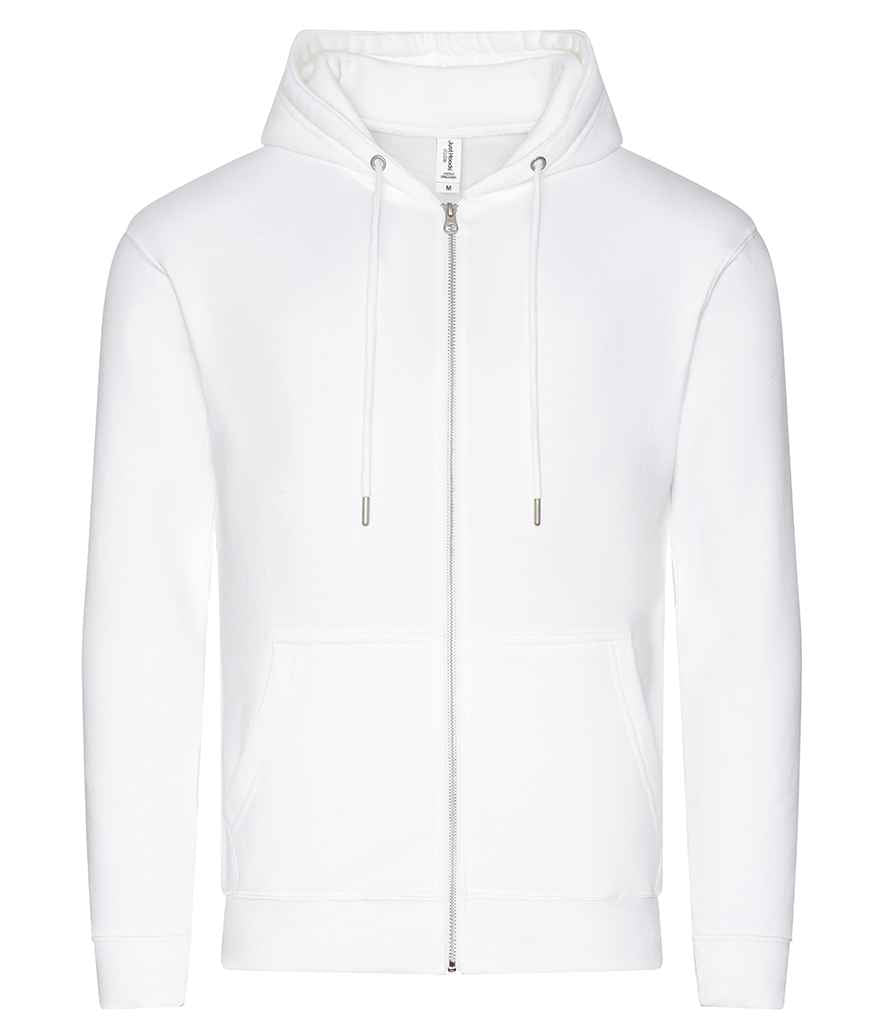 AWDis Organic Zoodie – Comfortable and Sustainable Hoodie from Just Hoods Arctic White XXL