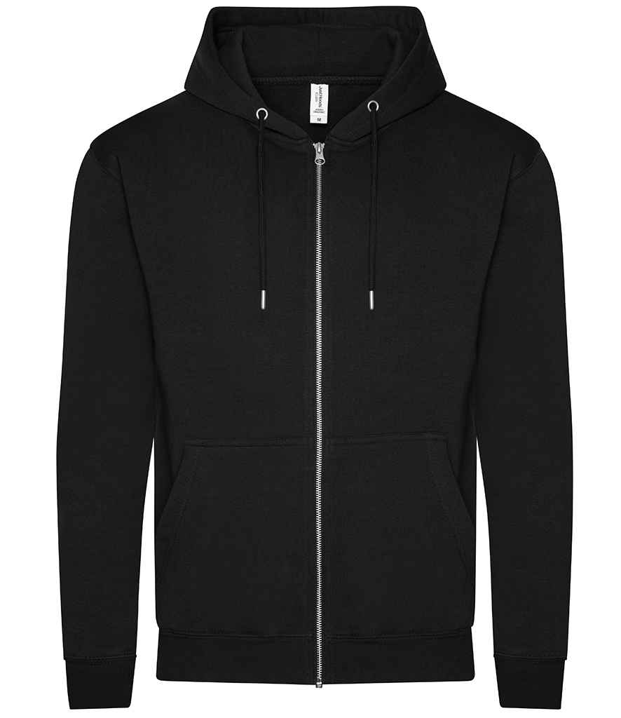 AWDis Organic Zoodie – Comfortable and Sustainable Hoodie from Just Hoods Deep Black XXL