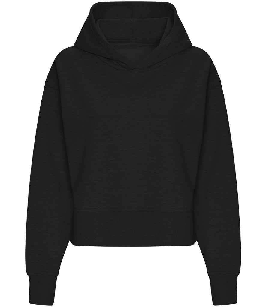 AWDis Ladies Relaxed Hoodie – Comfortable and Stylish Casual Wear Deep Black XXL
