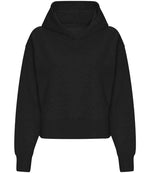 AWDis Ladies Relaxed Hoodie – Comfortable and Stylish Casual Wear Deep Black XXL