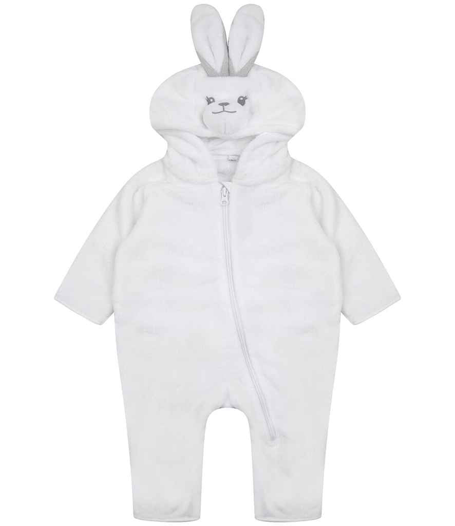 Larkwood Baby Toddler All In One - Comfortable Plush Outerwear for Little Ones White 2436