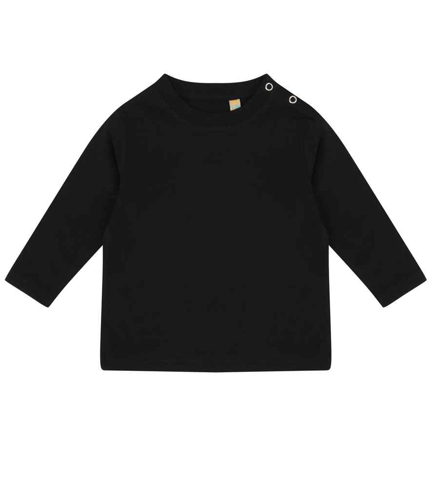 Baby Toddler Long Sleeve T-Shirt – Soft and Durable Black 6-12