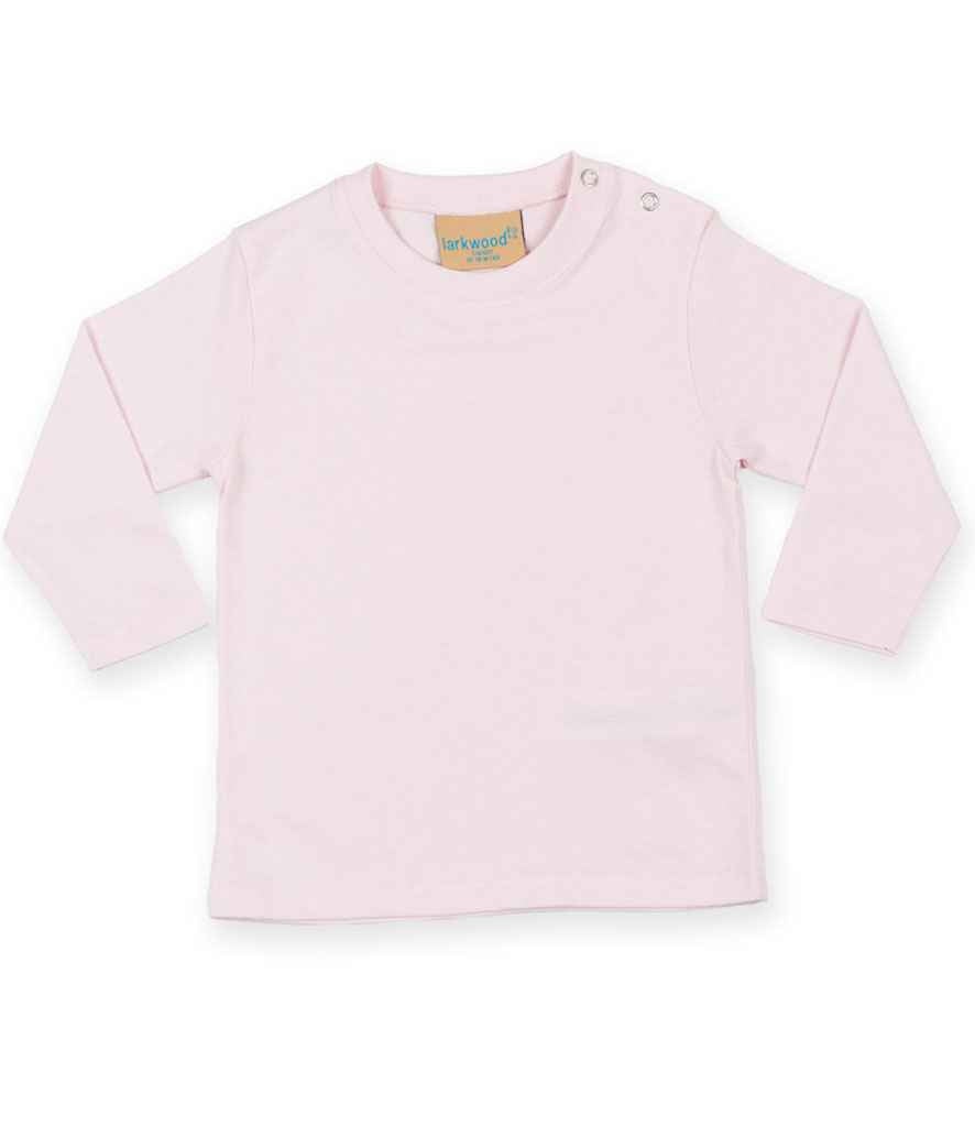 Baby Toddler Long Sleeve T-Shirt – Soft and Durable Pale Pink 3-4