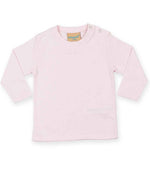 Baby Toddler Long Sleeve T-Shirt – Soft and Durable Pale Pink 3-4