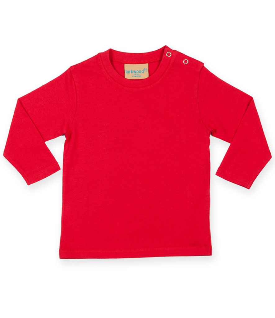 Baby Toddler Long Sleeve T-Shirt – Soft and Durable Red 2436