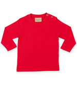 Baby Toddler Long Sleeve T-Shirt – Soft and Durable Red 2436