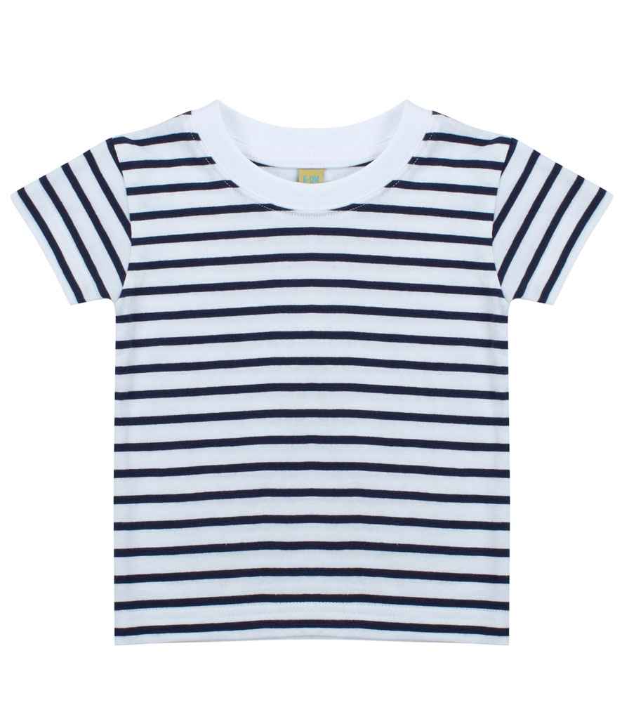 Baby Toddler T-Shirt for Comfort and Style White/Oxford Navy 3-4