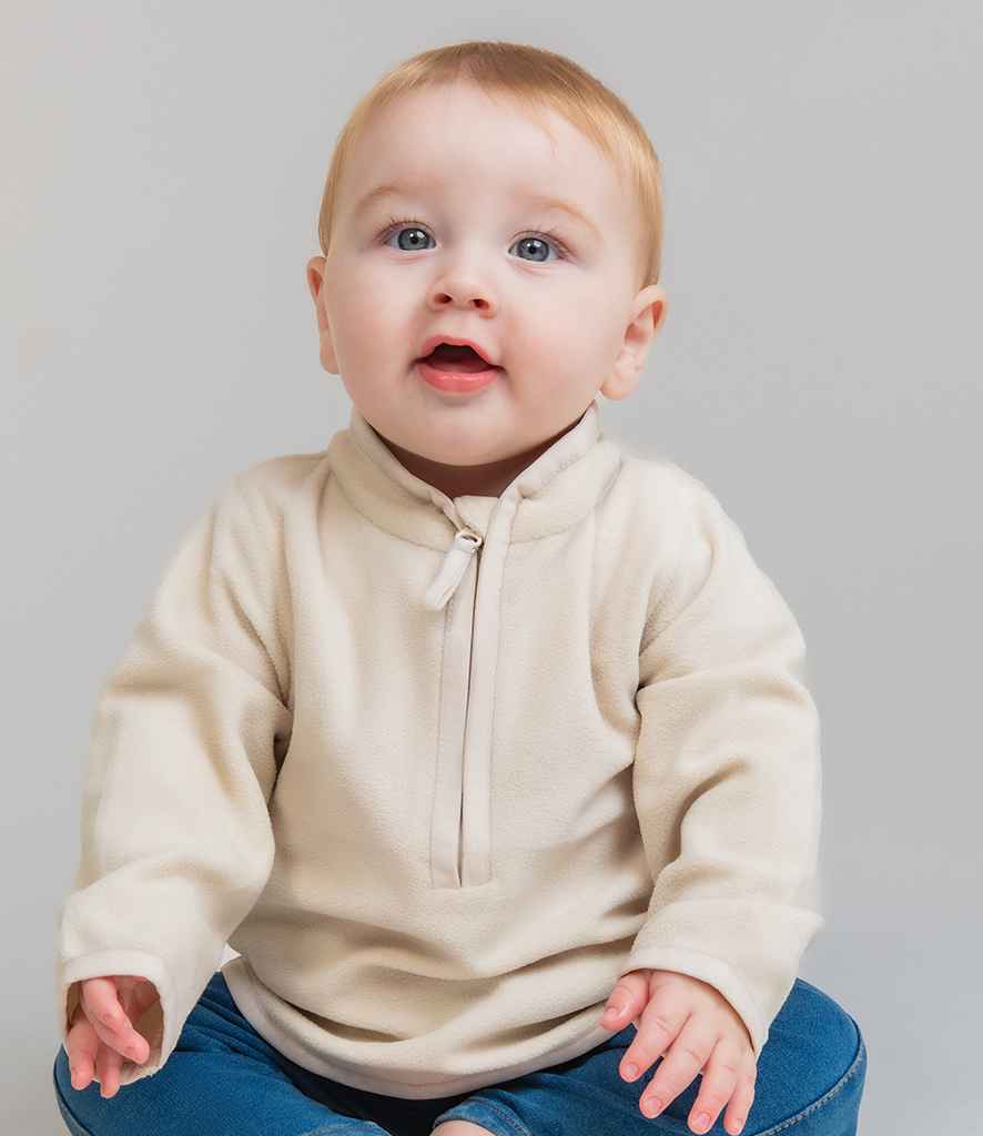 Larkwood Kids 1/2 Zip Lightweight Fleece – Lightweight Eco-Friendly Fleece for Children