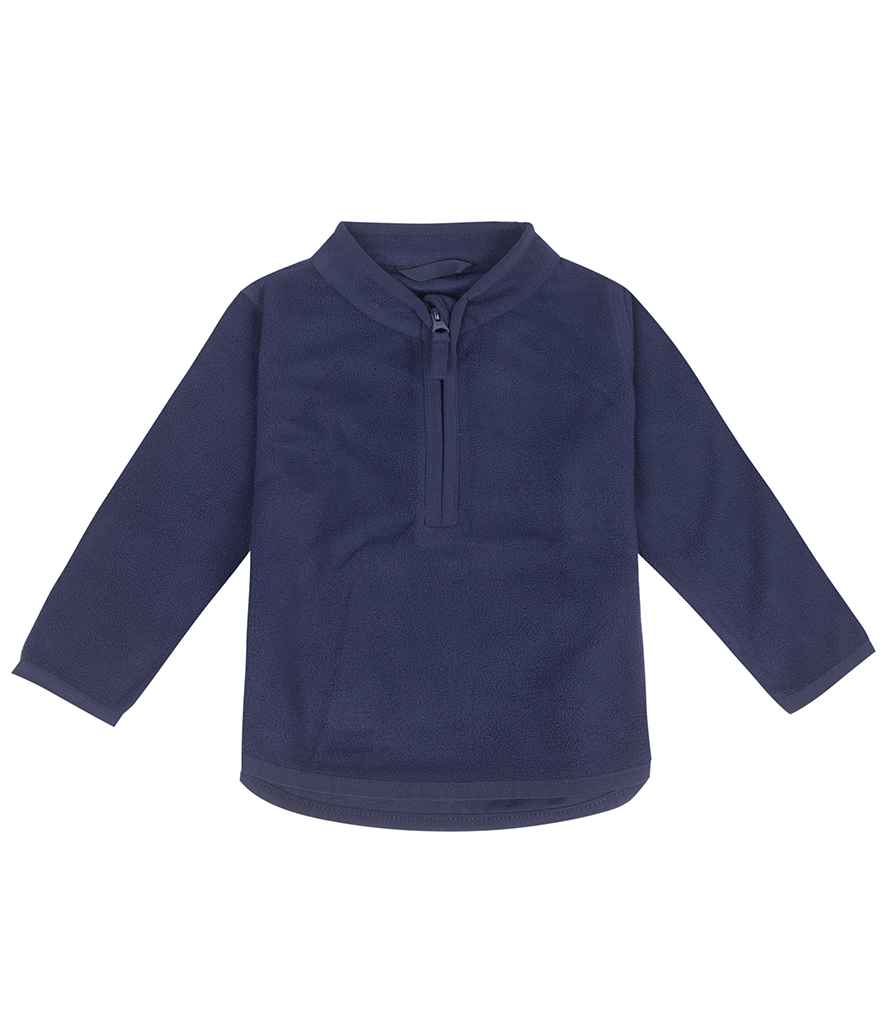 Larkwood Kids 1/2 Zip Lightweight Fleece – Lightweight Eco-Friendly Fleece for Children Navy 5-6
