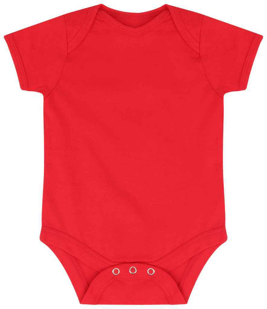Larkwood Essential Short Sleeve Baby Bodysuit – Bulk Orders for Irish Businesses | Fou Tees Ireland