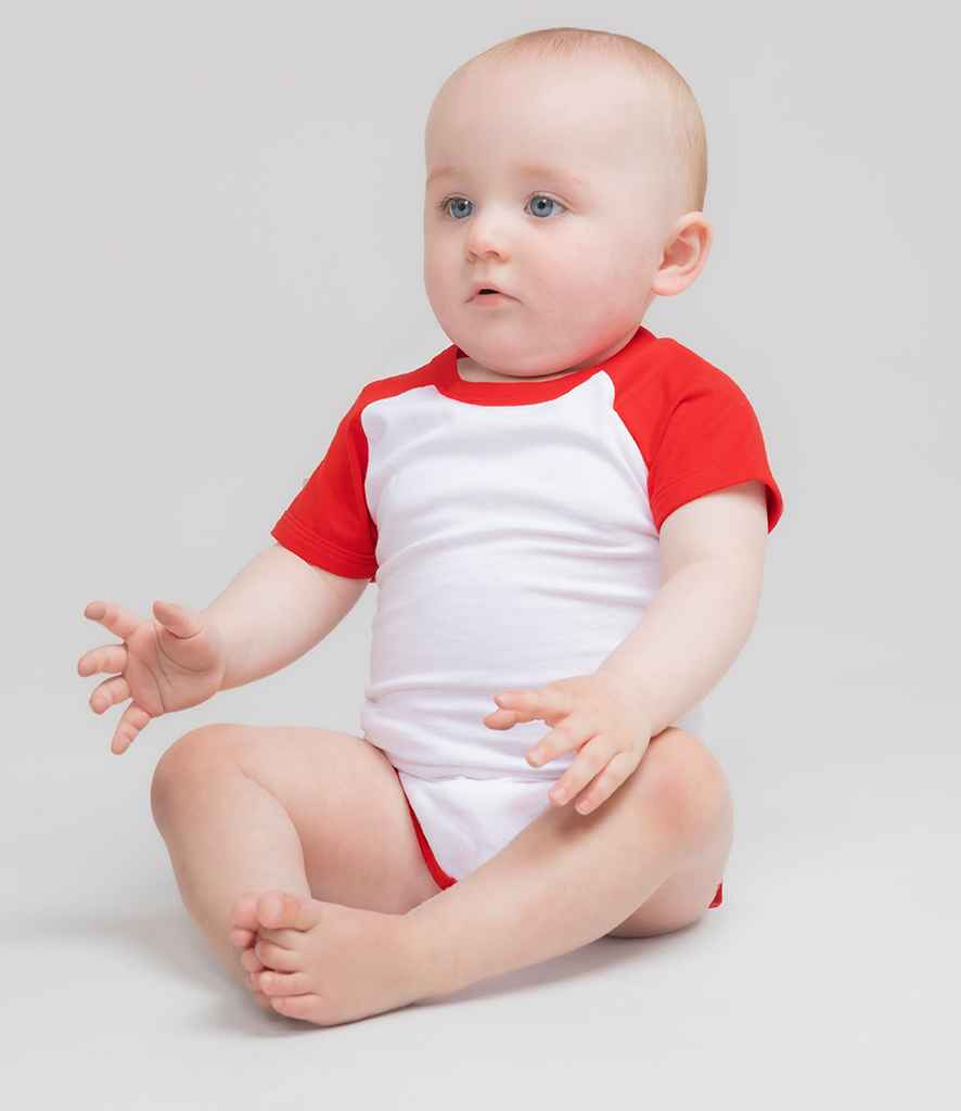 Baby Baseball Bodysuit – Larkwood Essential Short Sleeve