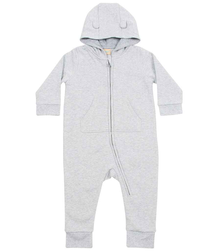 Larkwood Baby/Toddler Fleece All In One Heather Grey 2436