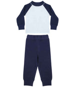 Larkwood Baby Toddler Pyjamas – Quality Lounge & Sleepwear for Little Ones Navy/White 3-4