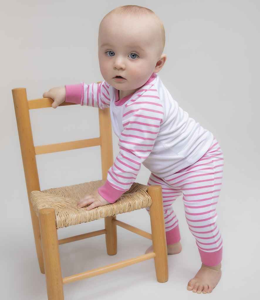 Larkwood Baby Toddler Striped Pyjamas – Comfortable Sleepwear for Little Ones
