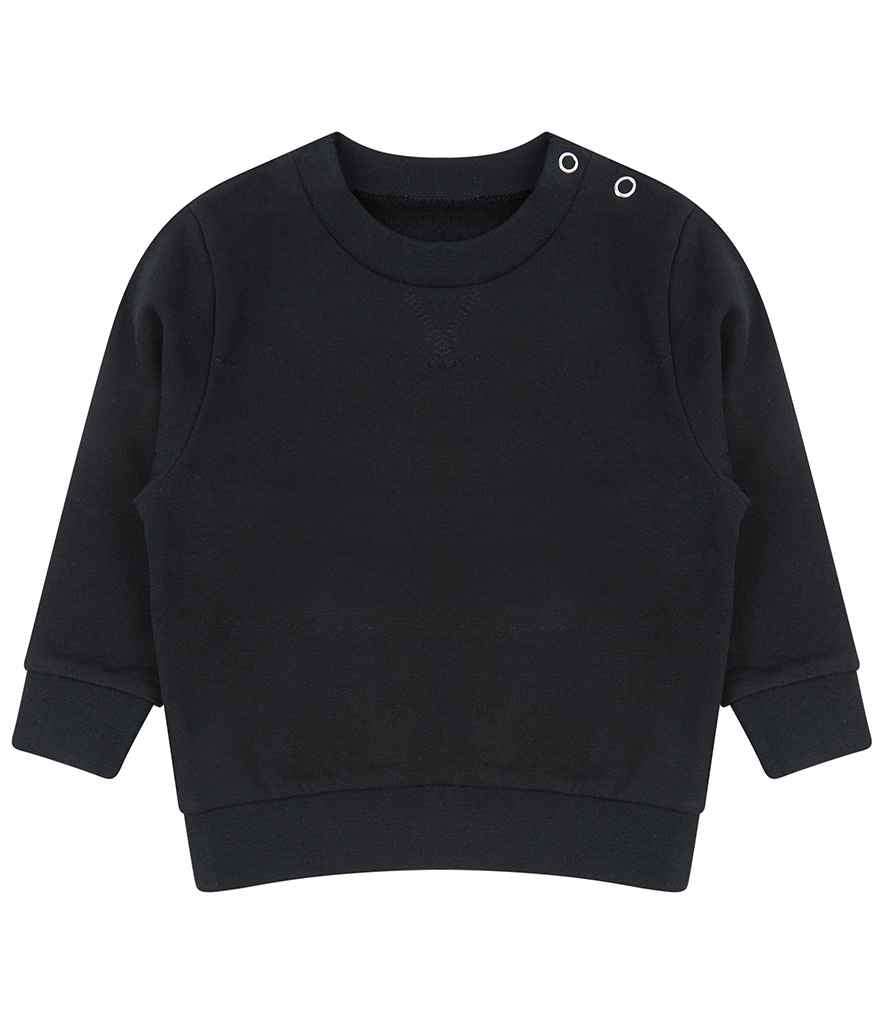 Larkwood Kids Sustainable Sweatshirt – Eco-Friendly Baby & Toddler Wear Black 5-6