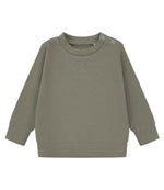 Larkwood Kids Sustainable Sweatshirt – Eco-Friendly Baby & Toddler Wear Khaki 5-6