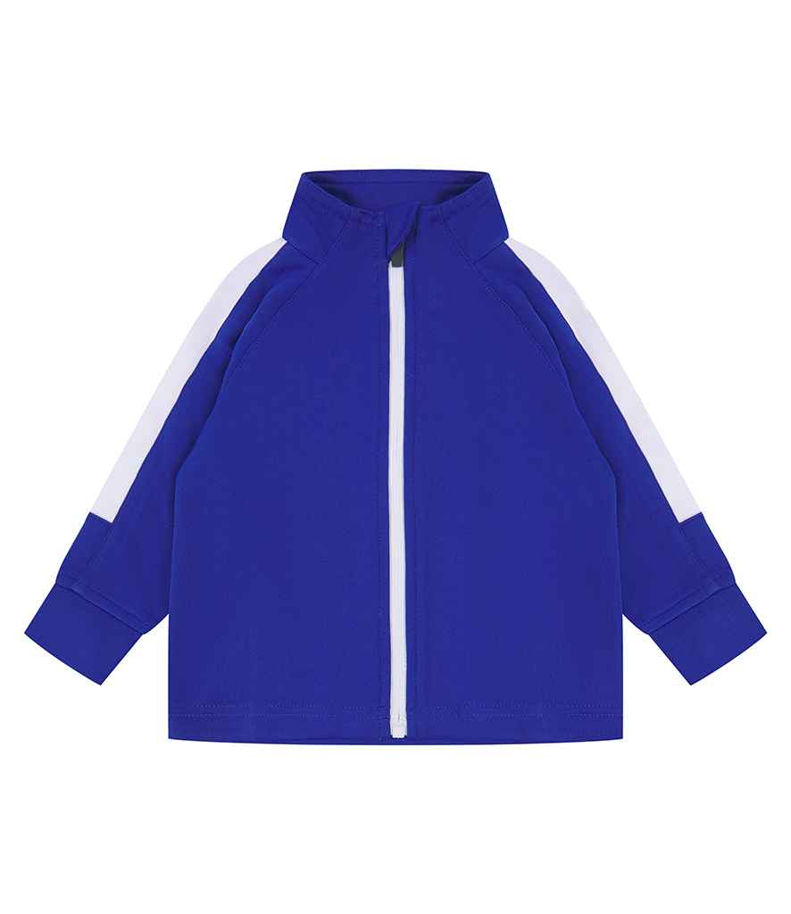 Larkwood Baby Toddler Tracksuit Top for Bulk Orders - Durable Schoolwear by Fou Tees Ireland Royal Blue/White 2436