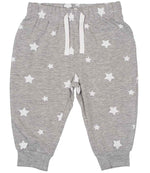 Baby Lounge Pants for Comfort and Style Heather Grey/White Stars 3-4