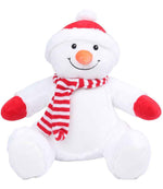 Mumbles Zippie Snowman - Soft Plush Promotional Snowman by Fou Tees Ireland